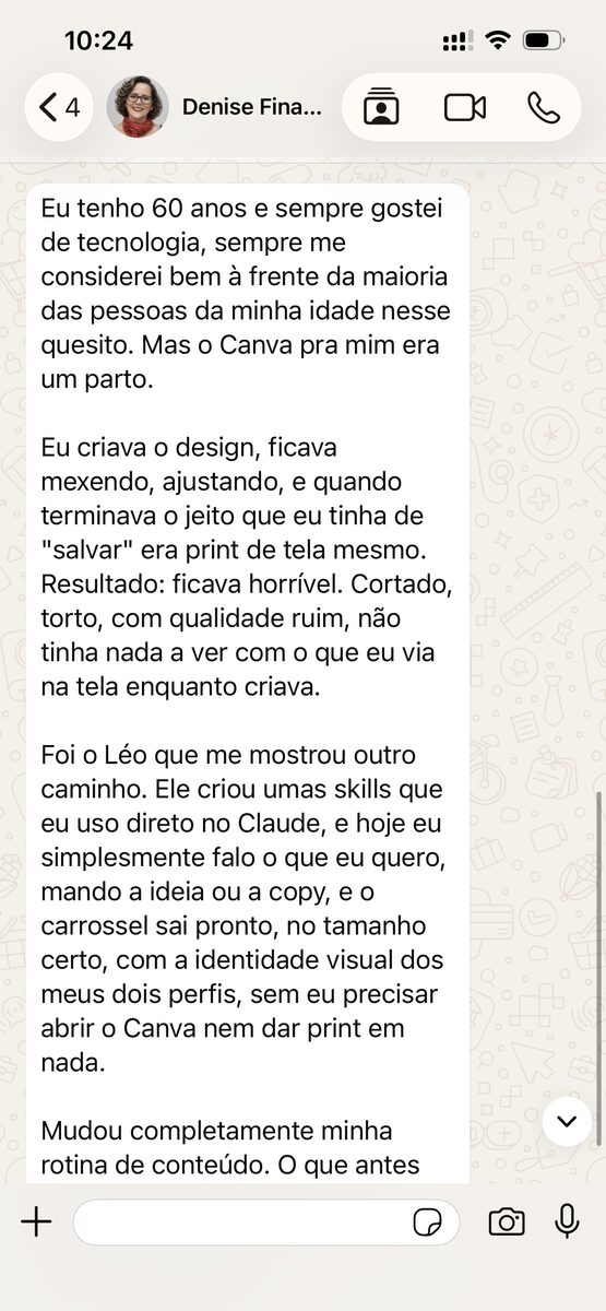 Depoimento de Denise