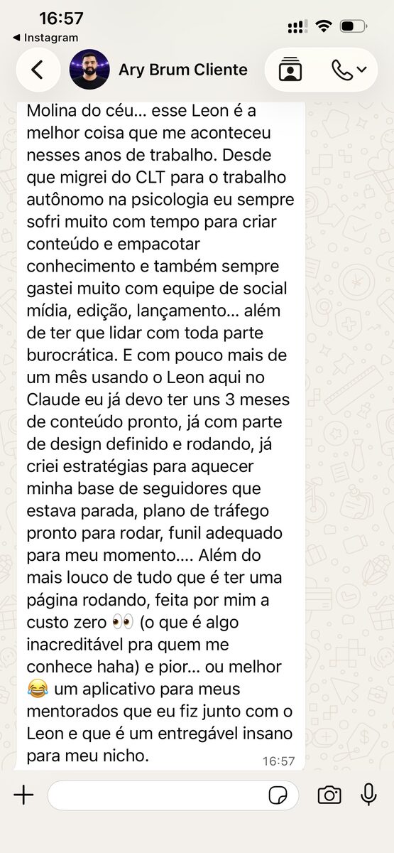 Depoimento de Ary Brum